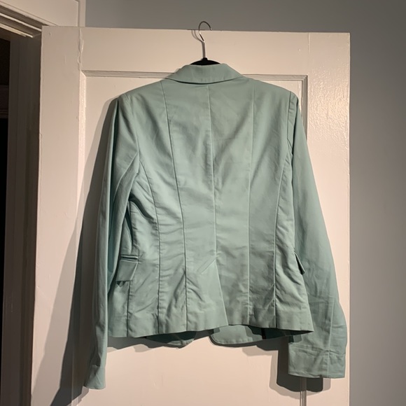Cue Australia tailored mint green blazer - Picture 7 of 11